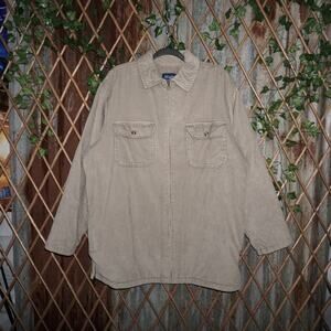 Large - Vintage Y2K high sierra zip up 1990s corduroy jacket
